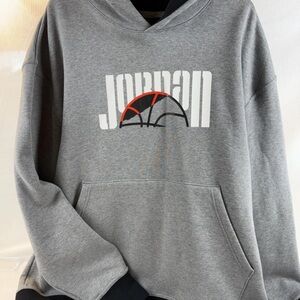 NIKE AIR JORDAN DNA HBR Men's Hoodie Carbon/Heather/Black  DC9639-091 SZ : XXL